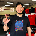 Detroit Superman Jay Towers Motor City Skyline shirt