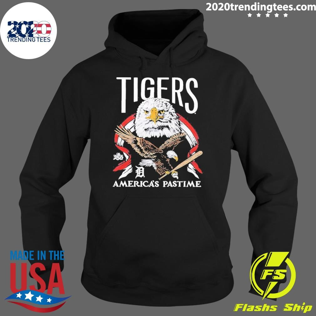 Detroit Tigers America’s Pastime 250th Celebration Bald Eagle Shirt