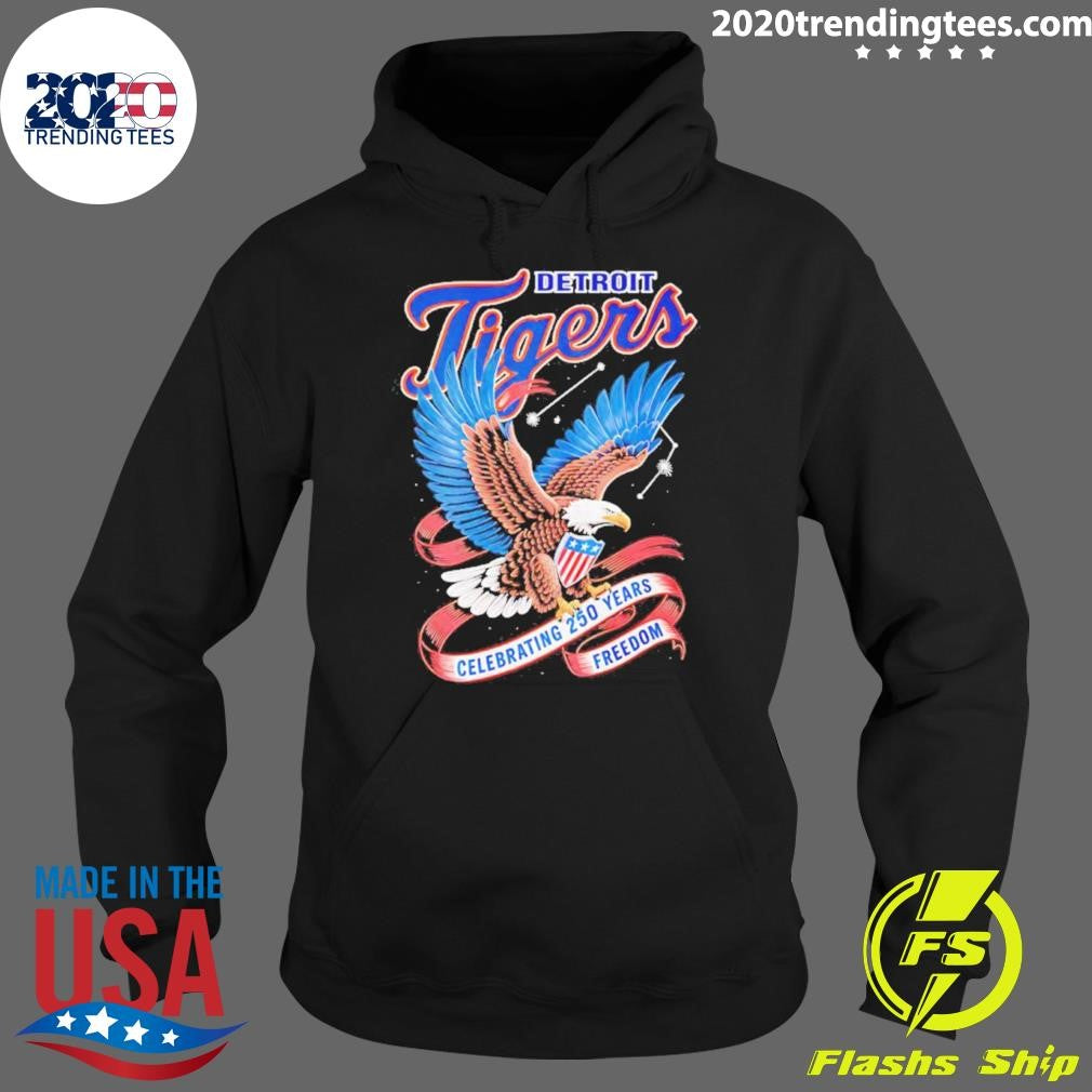 Detroit Tigers Celebrating 250 Years Of Freedom Shirt