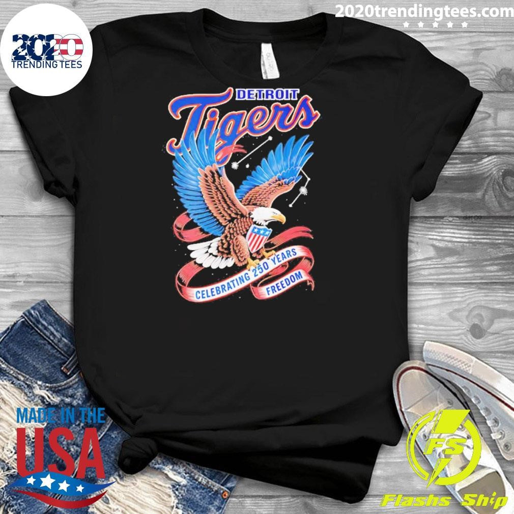 Detroit Tigers Celebrating 250 Years Of Freedom Shirt