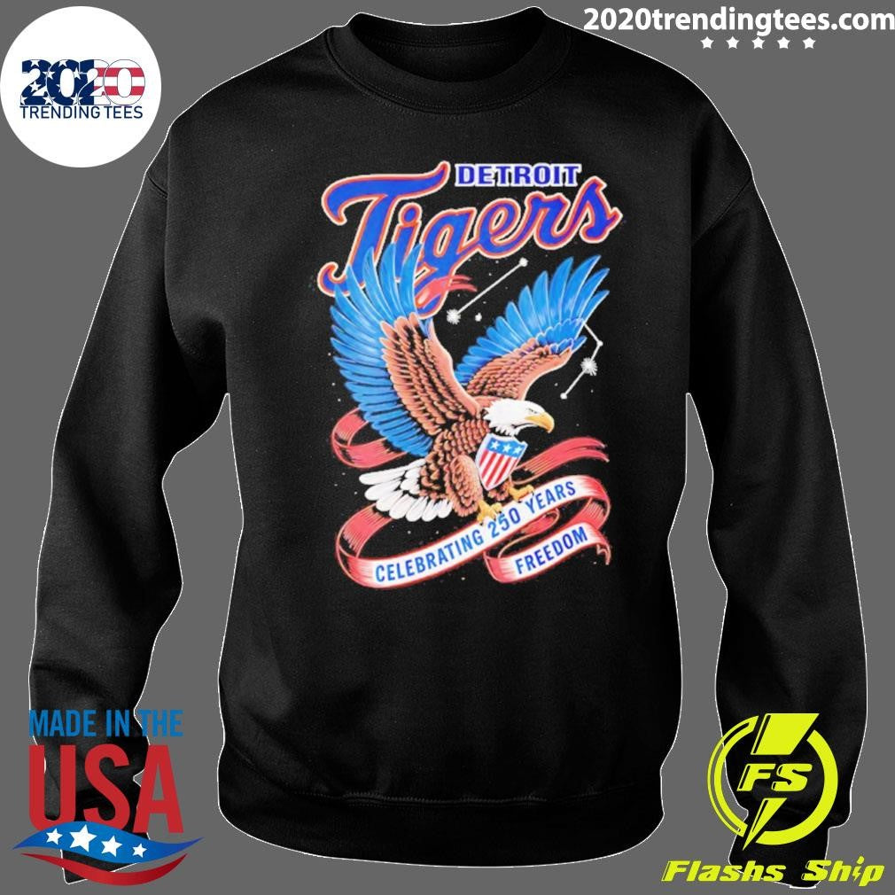 Detroit Tigers Celebrating 250 Years Of Freedom Shirt