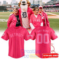 Detroit Tigers Pink in the Rink Baseball Jersey