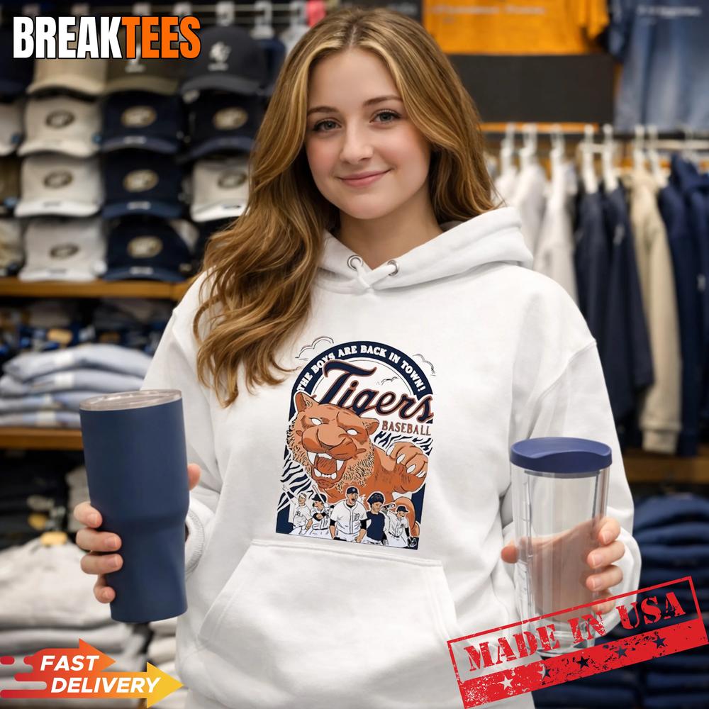Detroit Tigers The boys are back in town T-Shirt