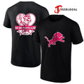 DetroitLionsnoonefightsalonefightcancerlogoshirt