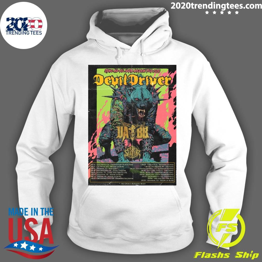 DevilDriver Strike And Kill North American Tour 2026 Shirt