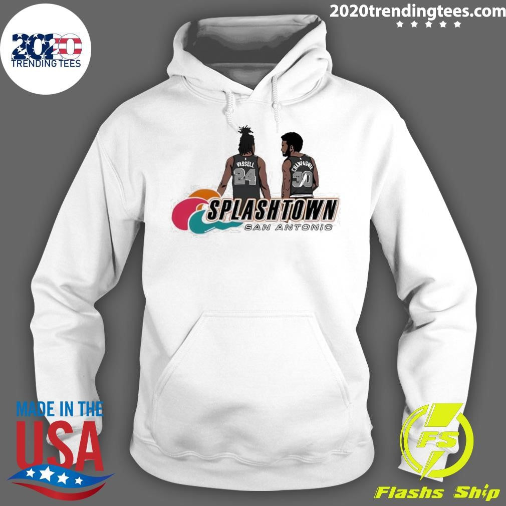 Devin Vassell And Julian Champagnie Splashtown San Antonio Spurs Basketball Shirt