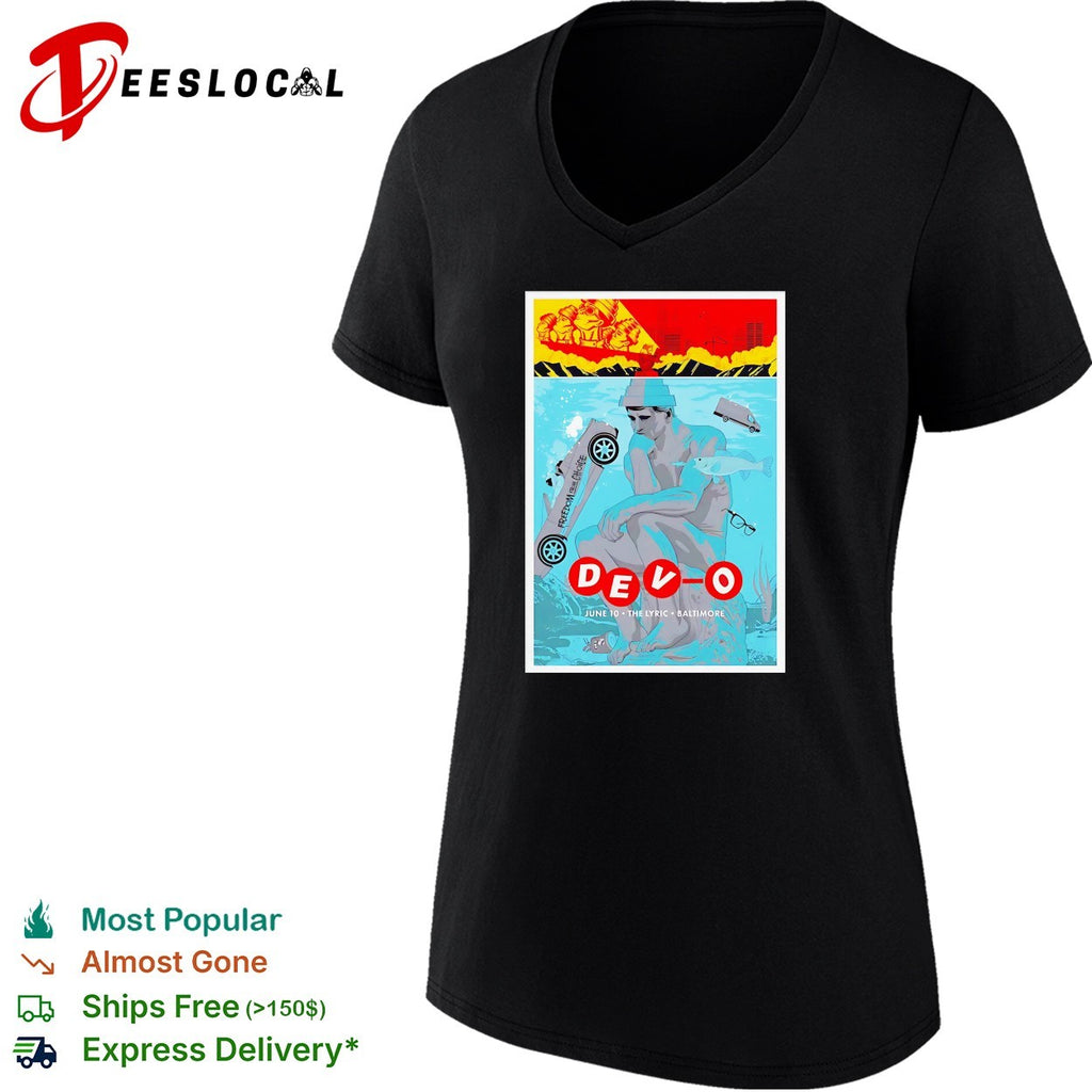 Devo June The Lyric Baltimore concert poster art shirt