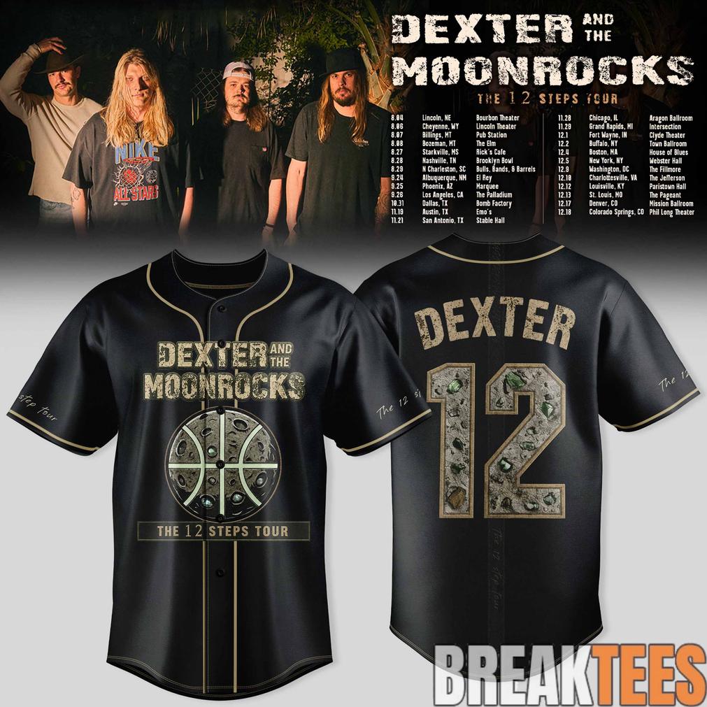Dexter and The Moonrocks – The 12 Steps Tour 2026 Jersey