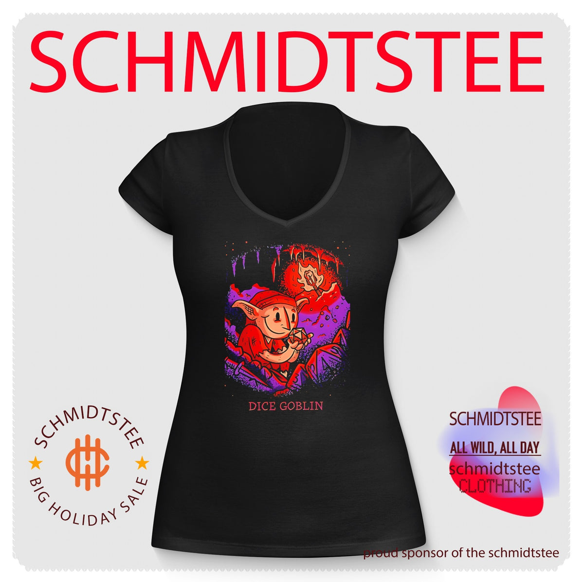 Dice Goblin illustration shirt