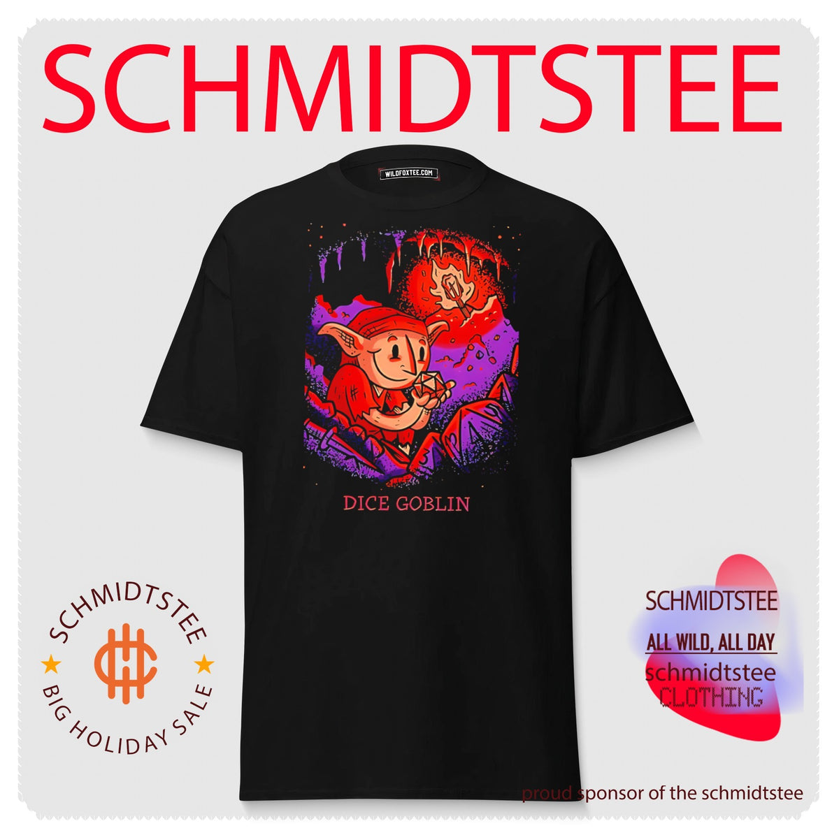 Dice Goblin illustration shirt