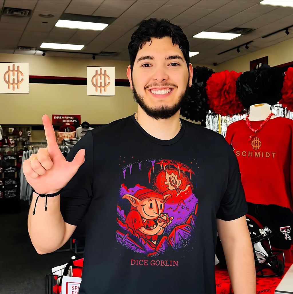 Dice Goblin illustration shirt