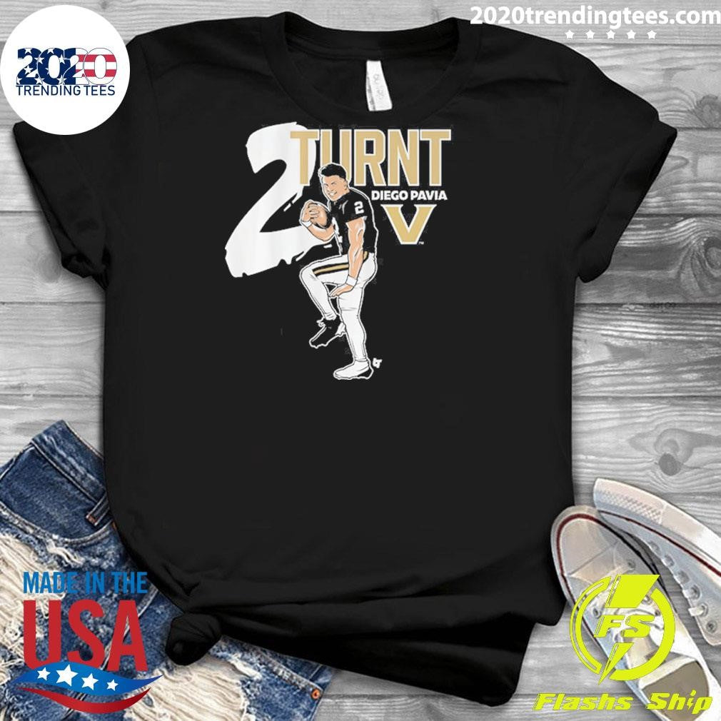 Diego Pavia 2 Turnt Vanderbilt Football 2026 Shirt