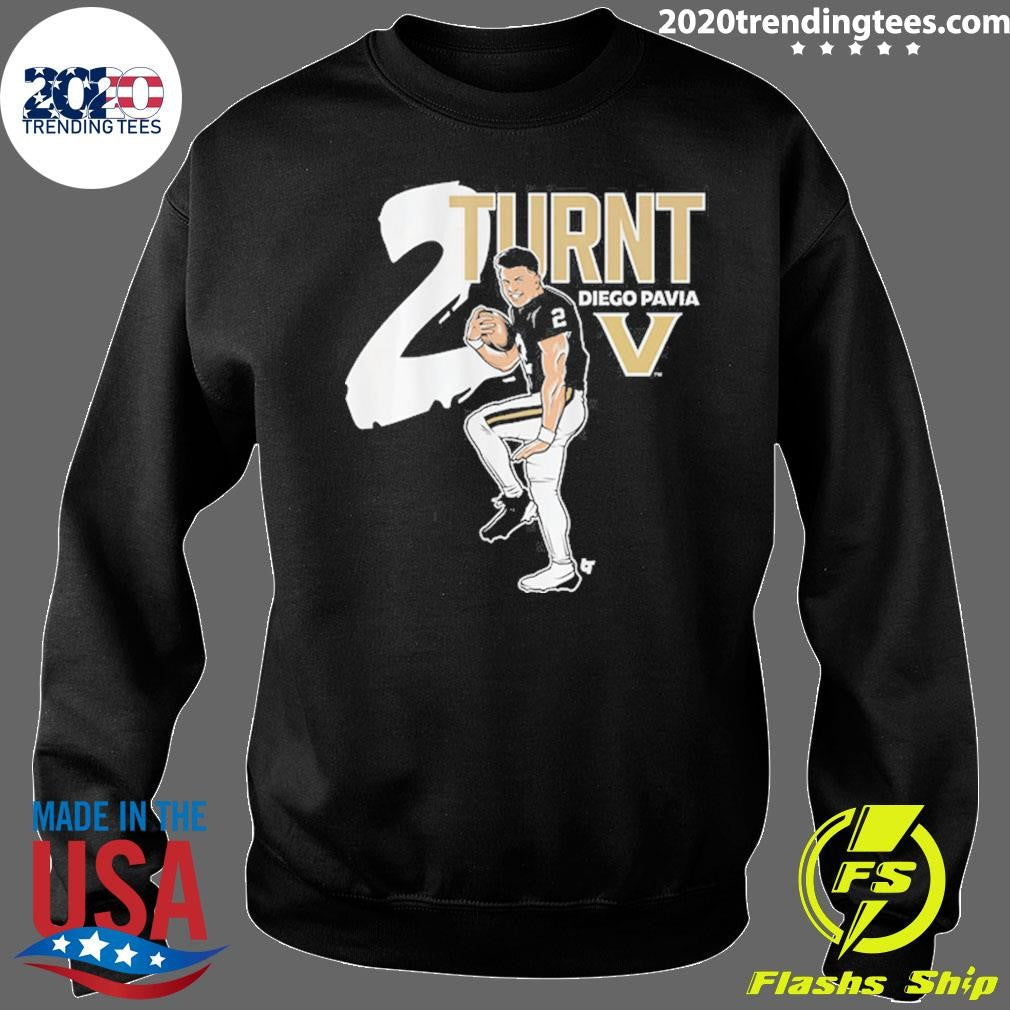 Diego Pavia 2 Turnt Vanderbilt Football 2026 Shirt