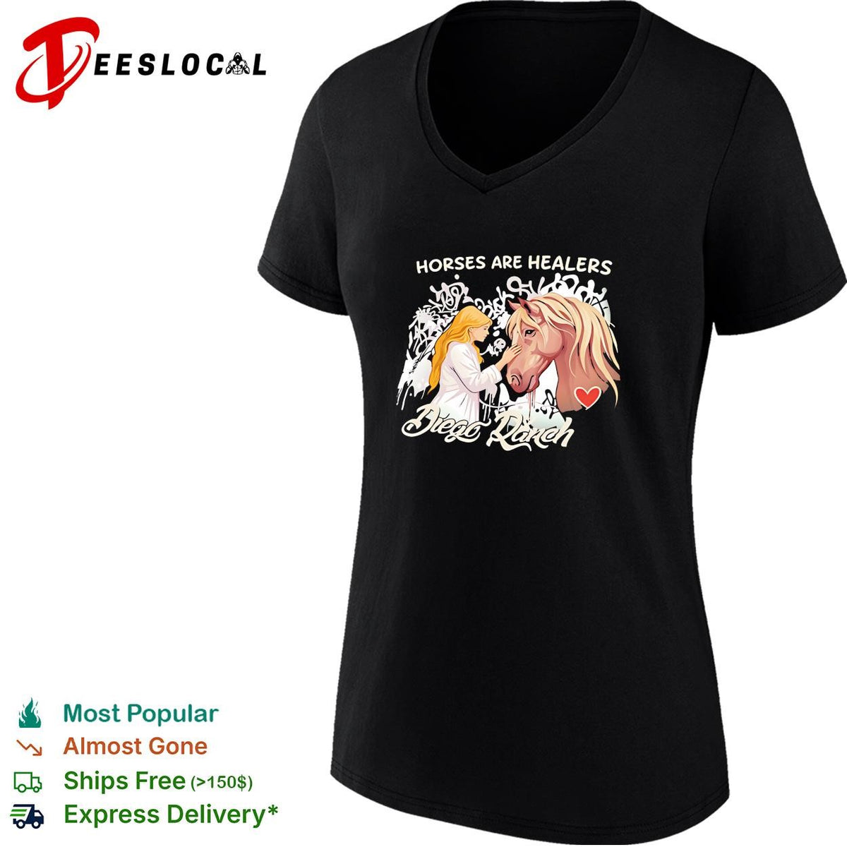 Diego Ranch horses are healers shirt