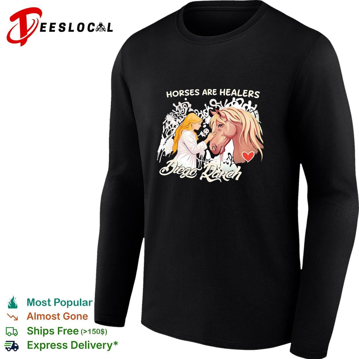 Diego Ranch horses are healers shirt