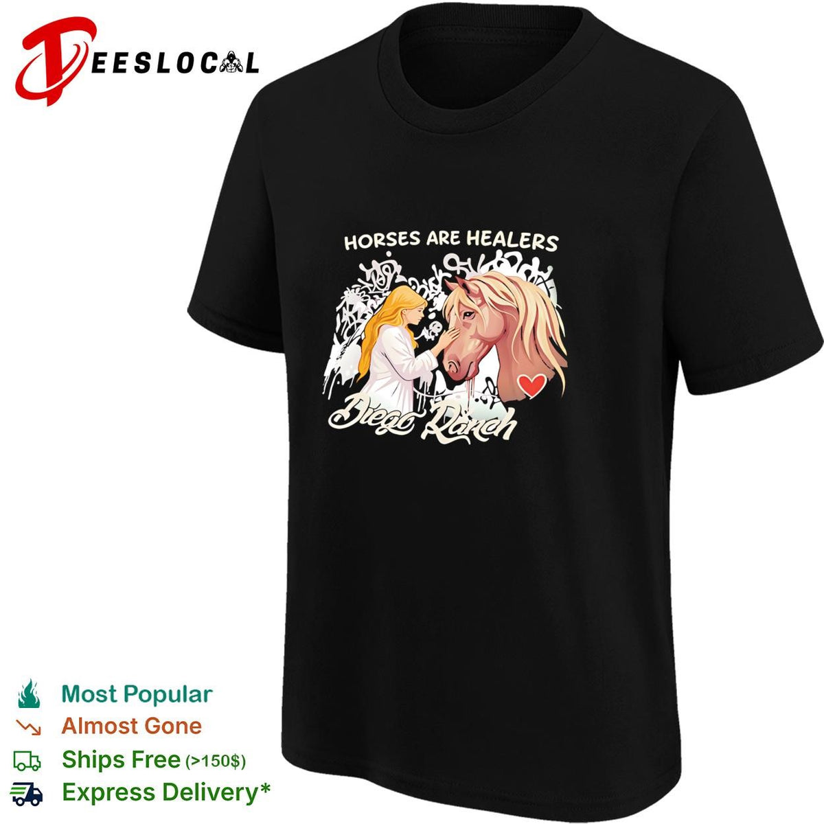 Diego Ranch horses are healers shirt