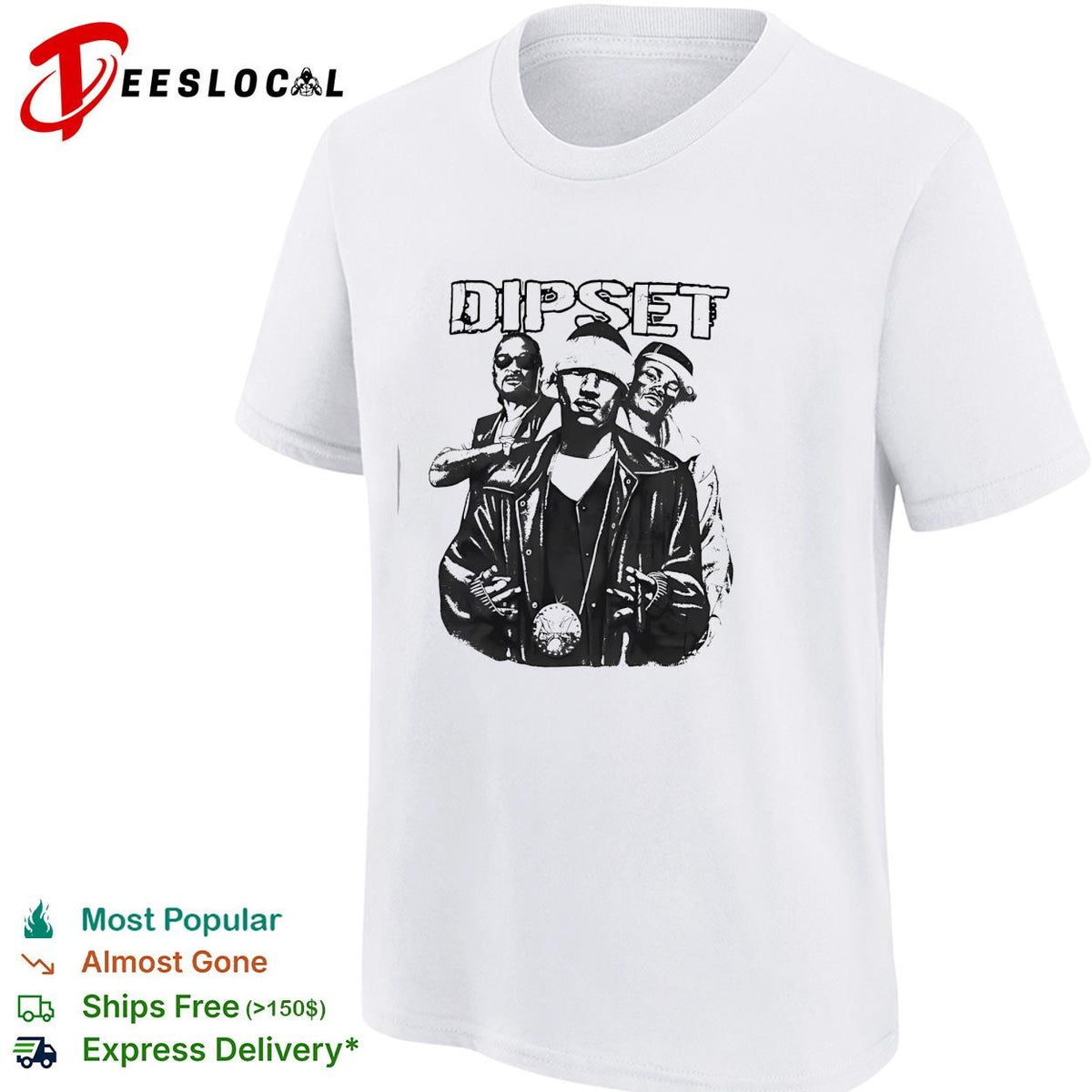 Dipset hip hop group photo vintage graphic shirt