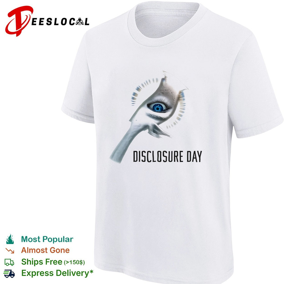 Disclosure Day Surreal Alien Eye Reveal Extraterrestrial UAP Disclosure Event shirt