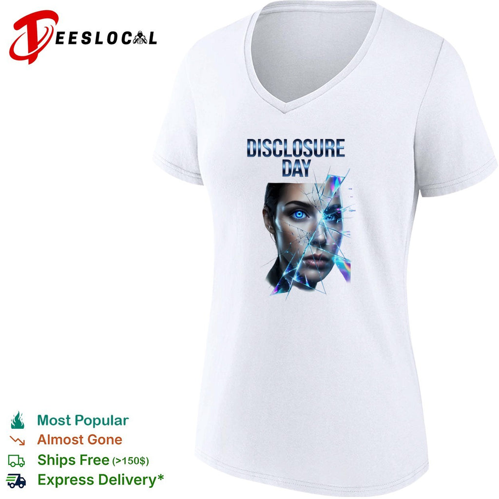 Disclosure Day shattered reflection futuristic eye concept shirt