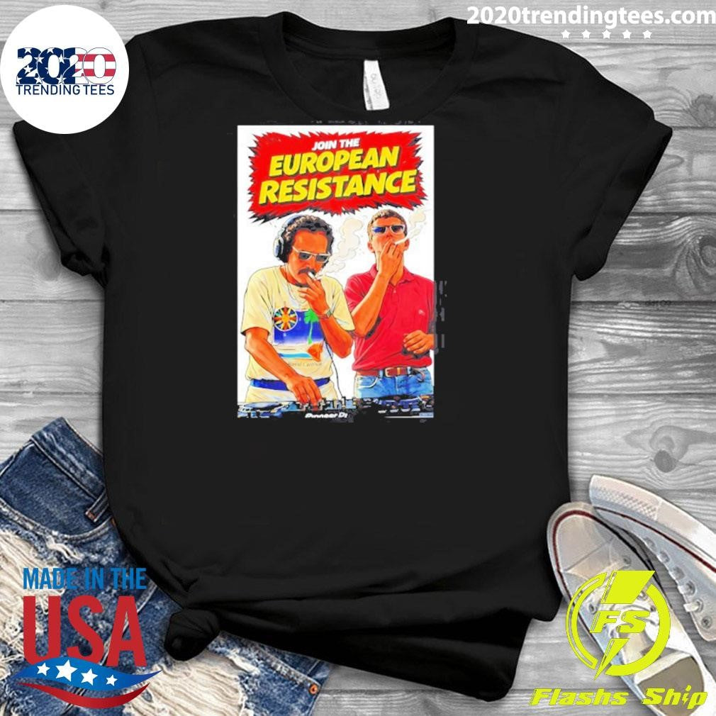 Dj Pioneer Join The European Resistance Grand Theft Auto Style Shirt