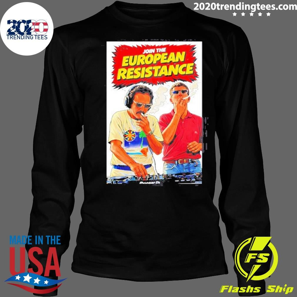 Dj Pioneer Join The European Resistance Grand Theft Auto Style Shirt