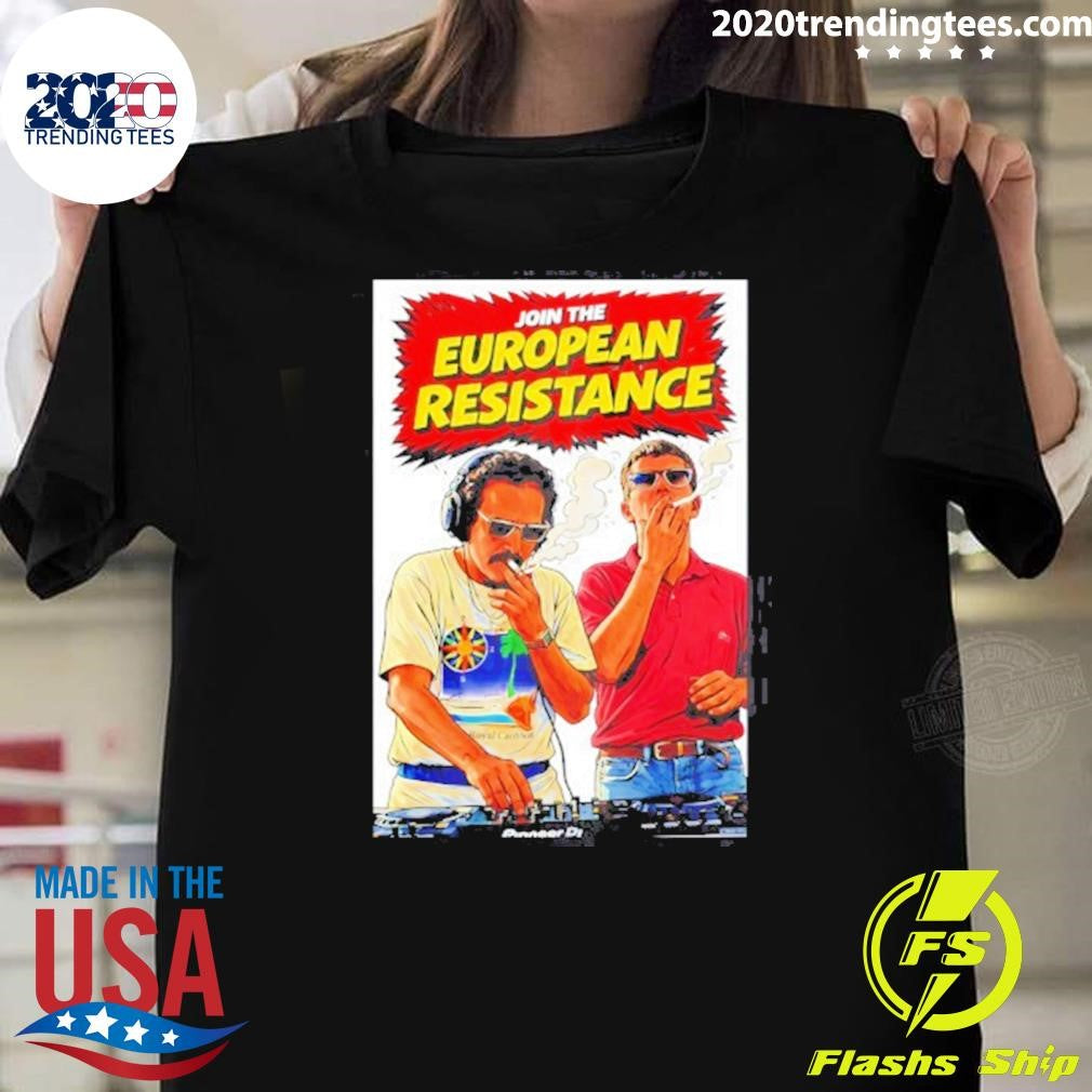 Dj Pioneer Join The European Resistance Grand Theft Auto Style Shirt