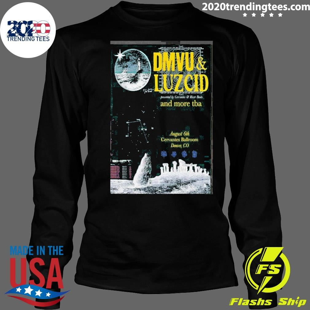 Dmvu And Luzcid 8 6 2026 Denver Co Poster Shirt