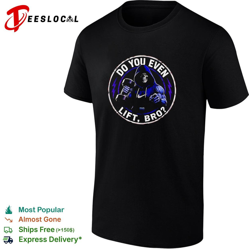 Do you even lift bro skeleton workout meme funny shirt
