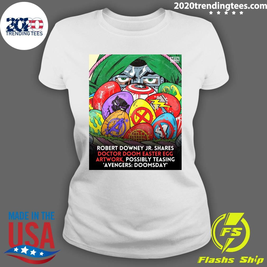 Doctor Doom Robert Downey Jr Easter Eggs Artwork Avengers Doomsday Leak Shirt