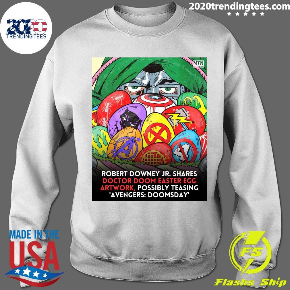 Doctor Doom Robert Downey Jr Easter Eggs Artwork Avengers Doomsday Leak Shirt
