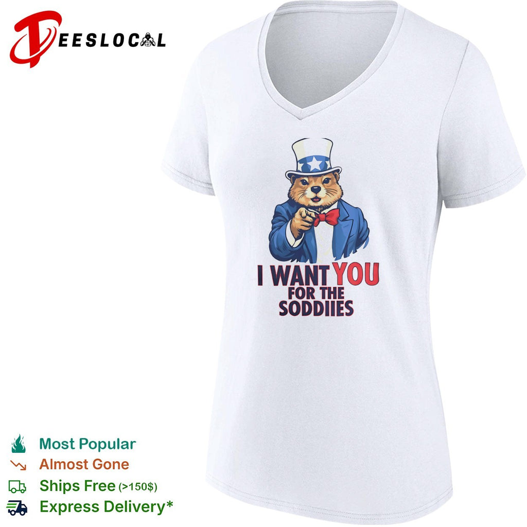 Dog Uncle Sam I want you for the Soddies shirt