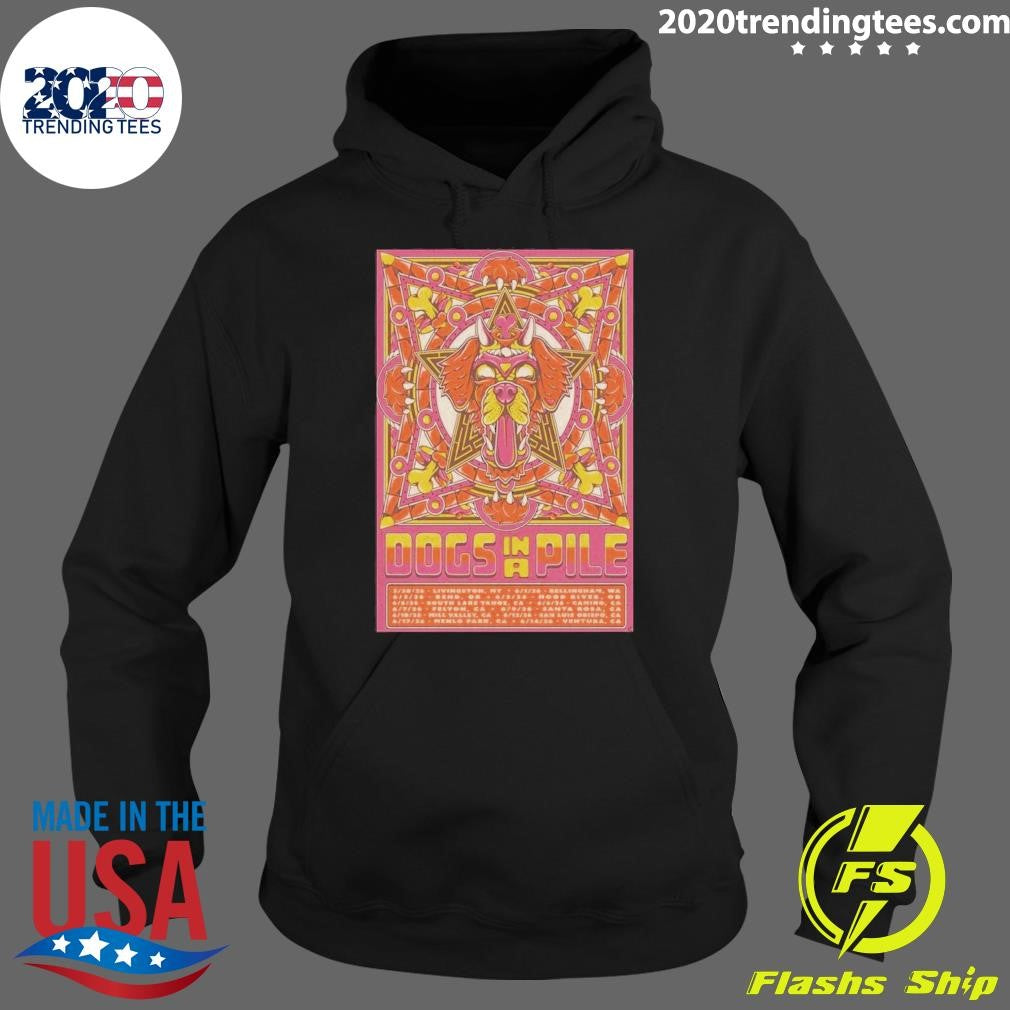 Dogs In A Pile West Coast 2026 Tour Poster Shirt