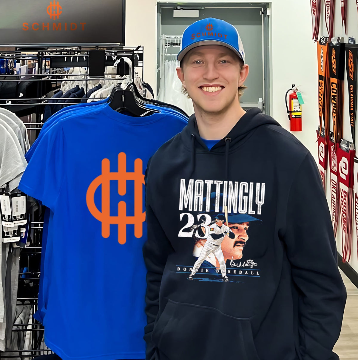 Don Mattingly New York Yankees Dual Image signature shirt