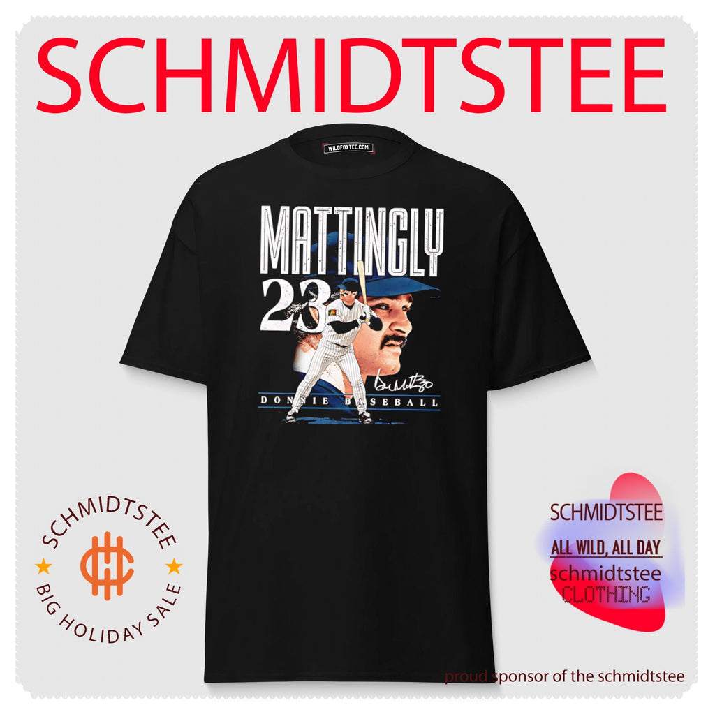 Don Mattingly New York Yankees Dual Image signature shirt