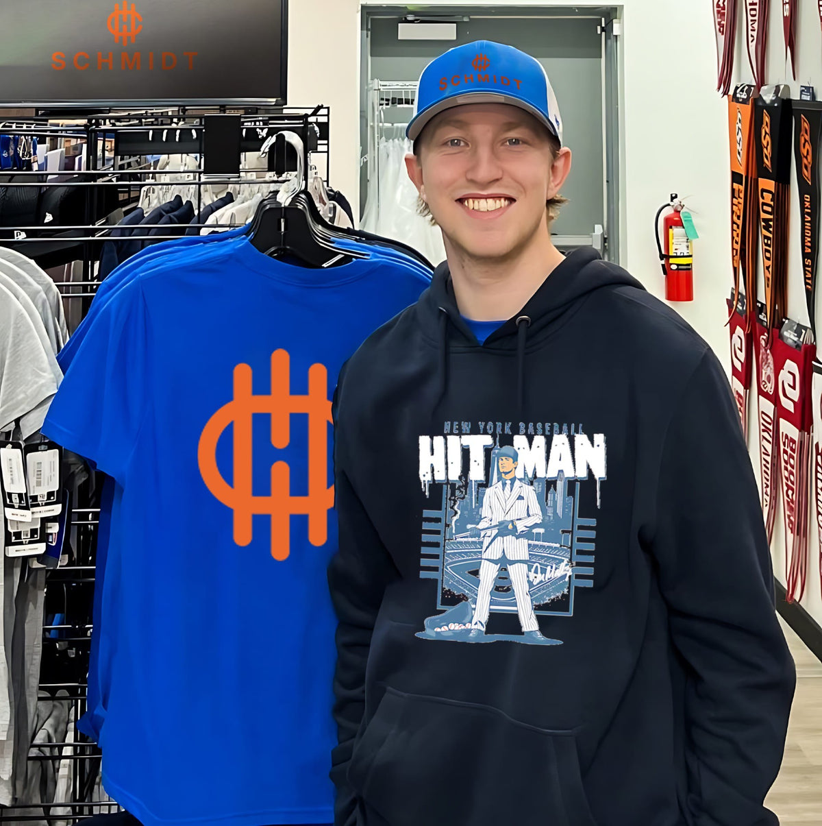 Don Mattingly New York Yankees Hit Man skyline signature shirt