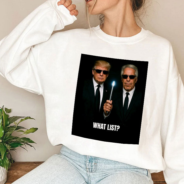 Donald Trump And Jeffrey Epstein What List T Shirt