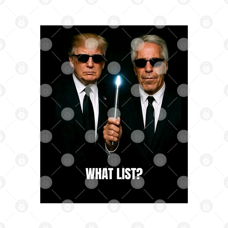 Donald Trump And Jeffrey Epstein What List T Shirt