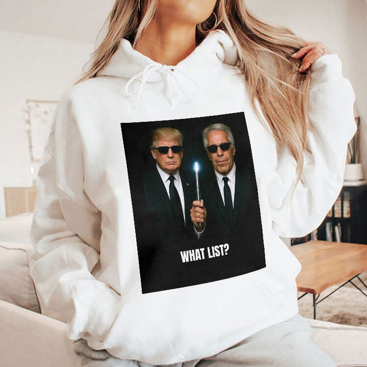 Donald Trump And Jeffrey Epstein What List T Shirt