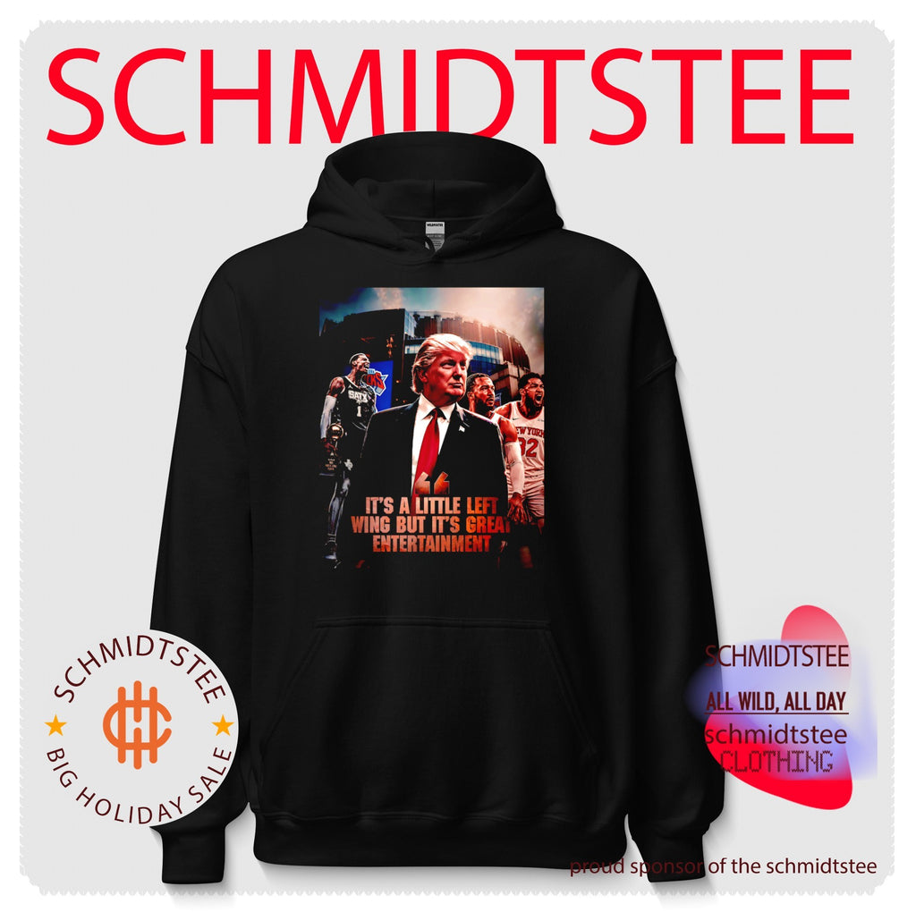 Donald Trump It’s a little left wing but it’s great entertainment Knicks vs Spurs shirt