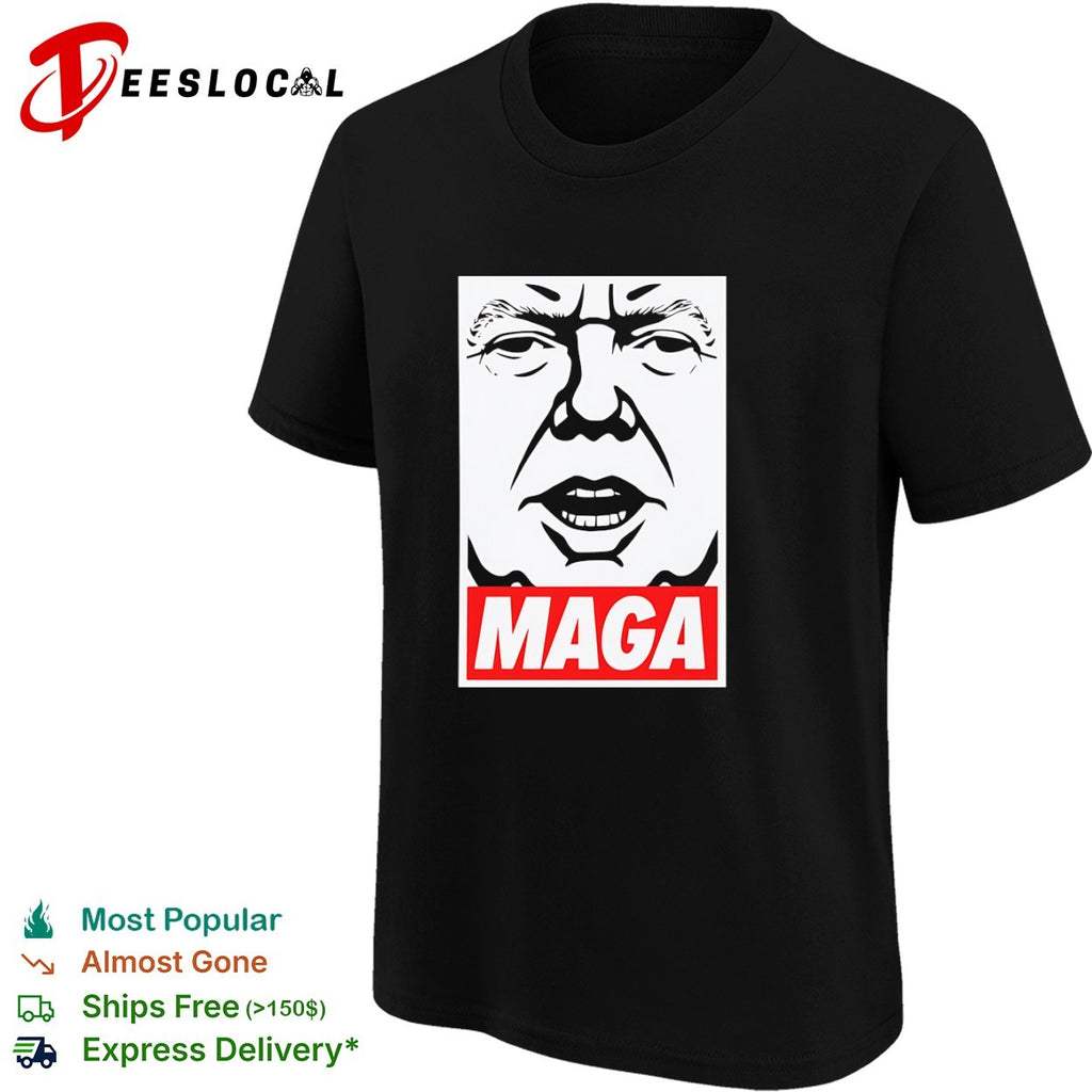 Donald Trump MAGA minimalist portrait poster shirt