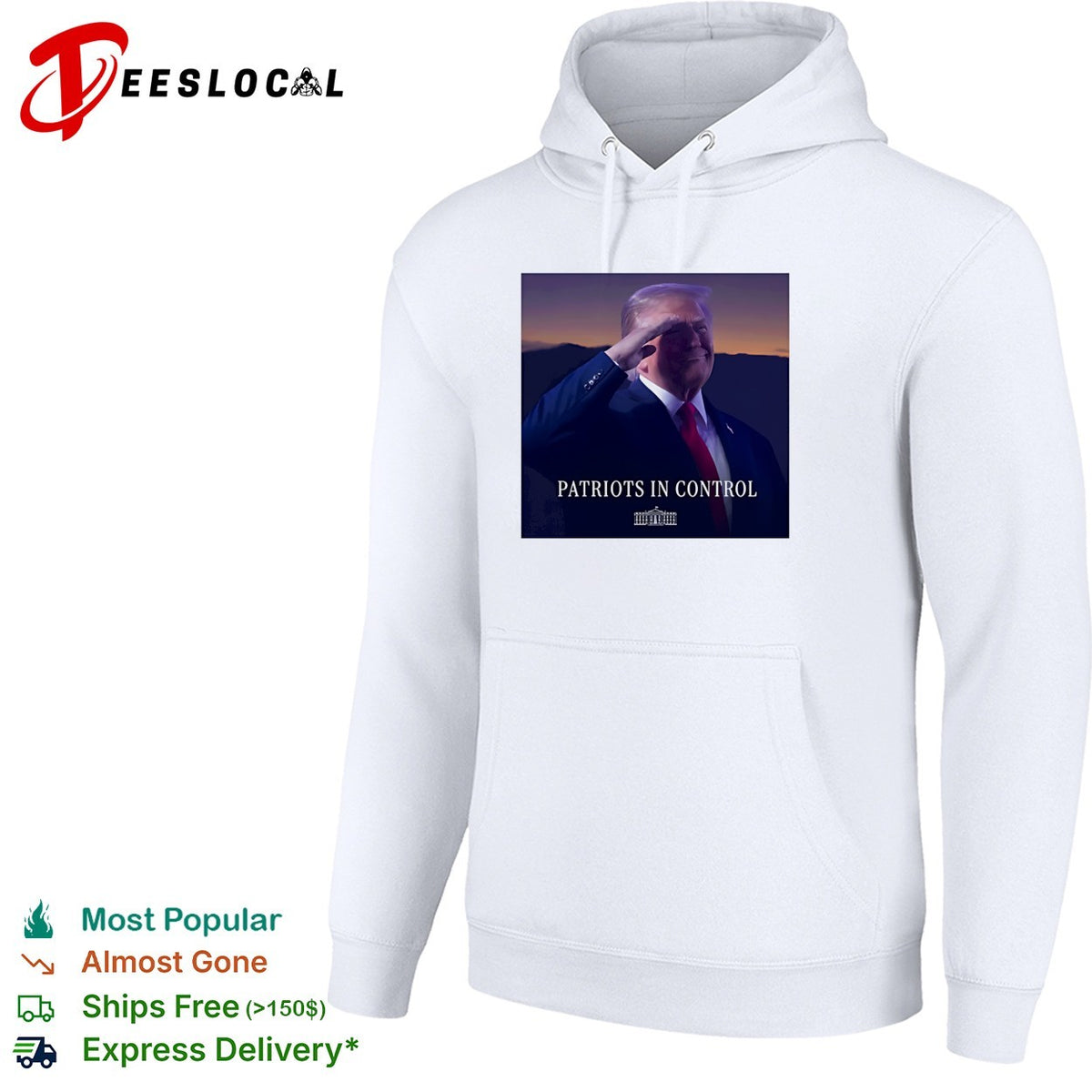 Donald Trump NBA Finals patriots in control White House photo political shirt