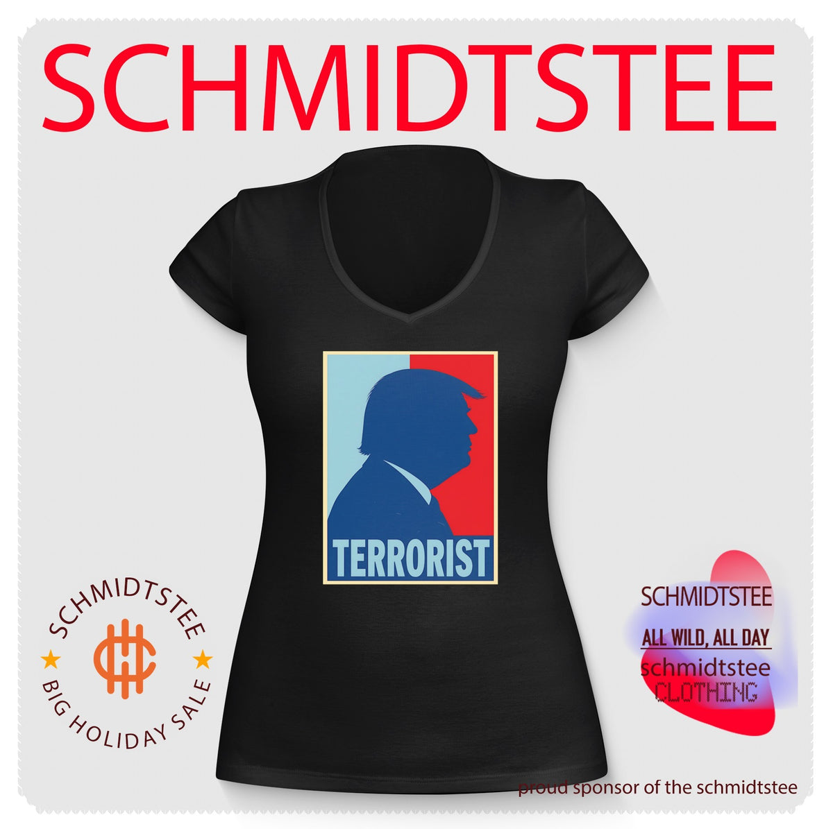Donald Trump Terrorist 2026 paint shirt