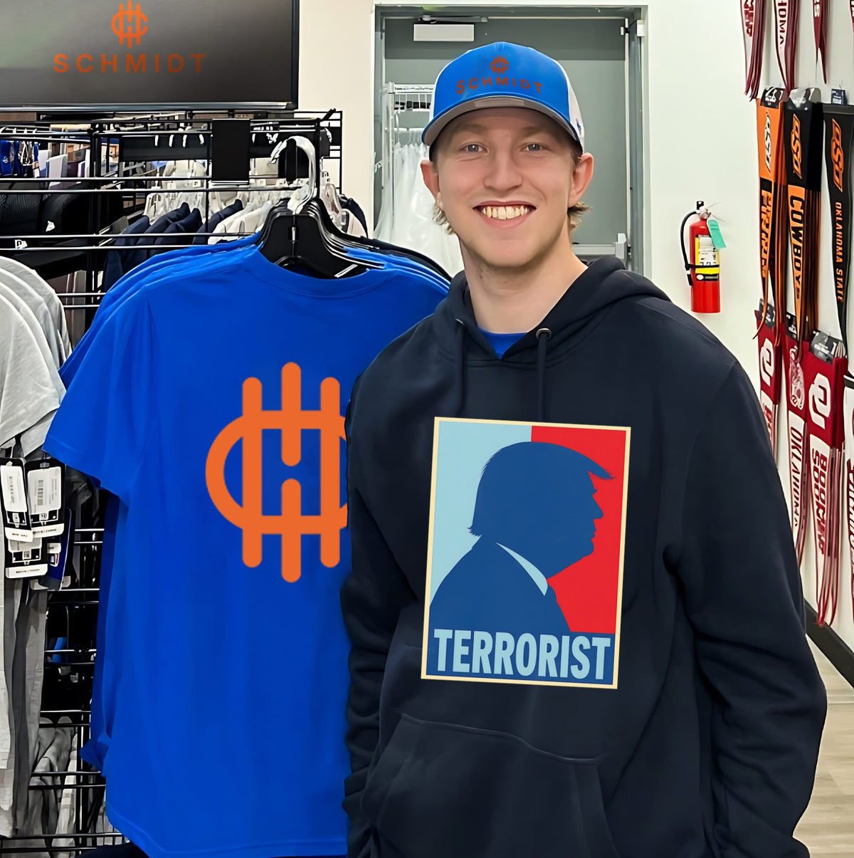 Donald Trump Terrorist 2026 paint shirt