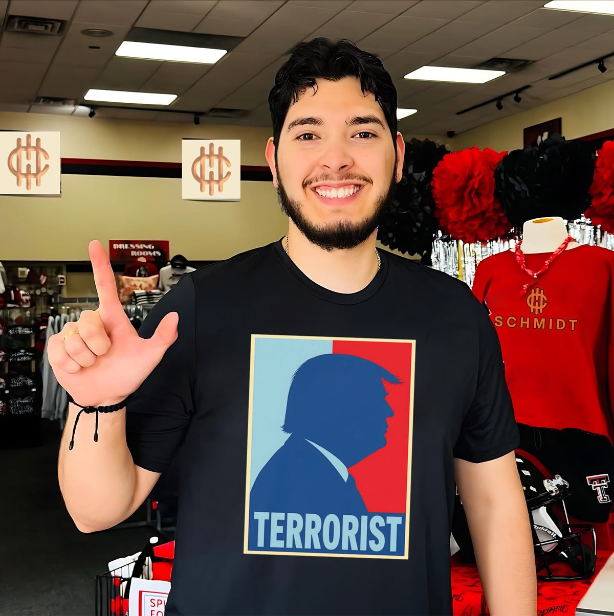 Donald Trump Terrorist 2026 paint shirt