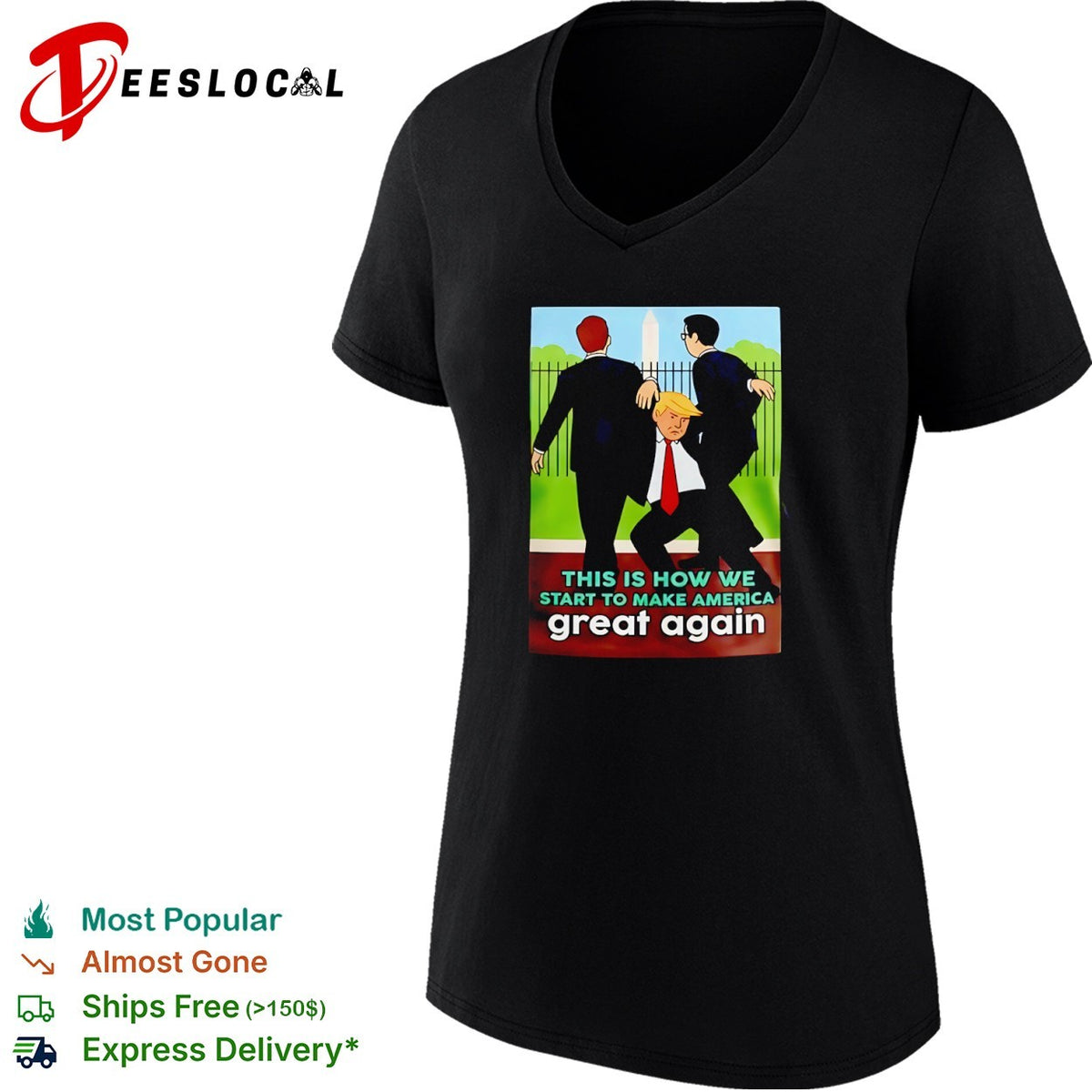 Donald Trump This is how we start to make America great again shirt