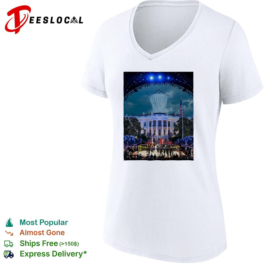 Donald Trump UFC White House Air Force Jets Flyover Parody Commemorative shirt