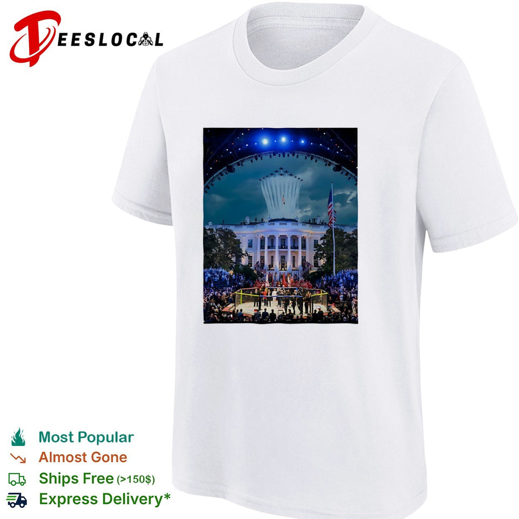 Donald Trump UFC White House Air Force Jets Flyover Parody Commemorative shirt