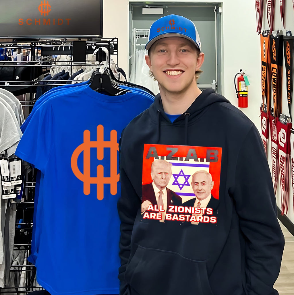 Donald Trump and Benjamin Netanyahu AZAB All Zionists Are Bastards shirt