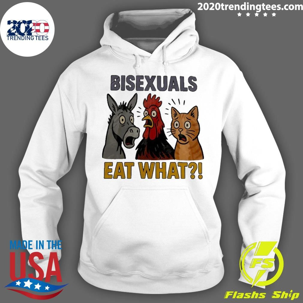 Donkey Chiken And Cat Bisexual Eat What Funny Shirt
