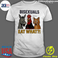 Donkey Chiken And Cat Bisexual Eat What Funny Shirt